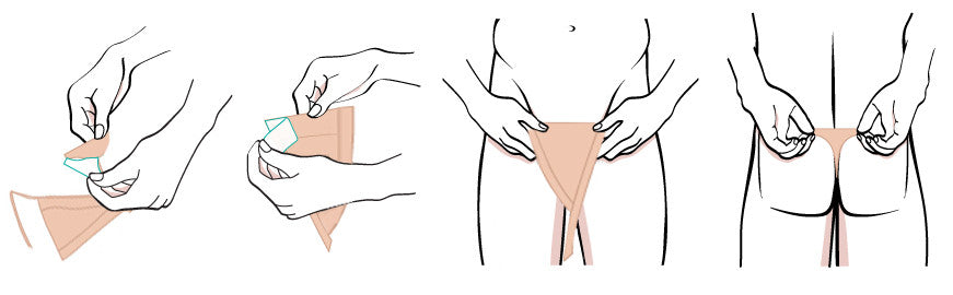 SHIBUE STRAPLESS PANTIES — The Industry Supply Store